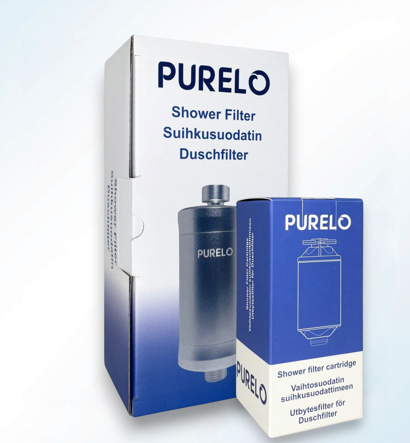 Suihkusuodatin + vaihtosuodatin