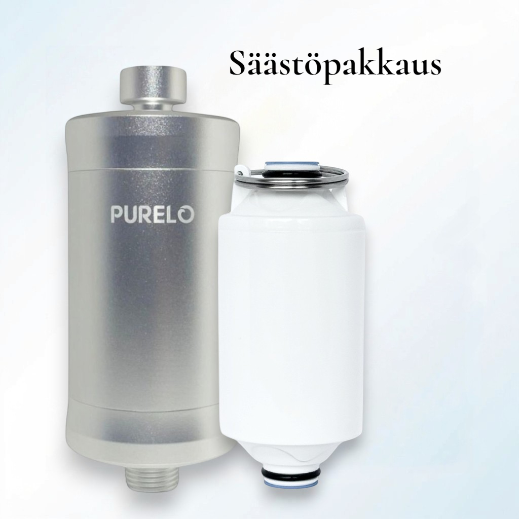 Suihkusuodatin + vaihtosuodatin