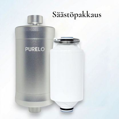 Suihkusuodatin + vaihtosuodatin